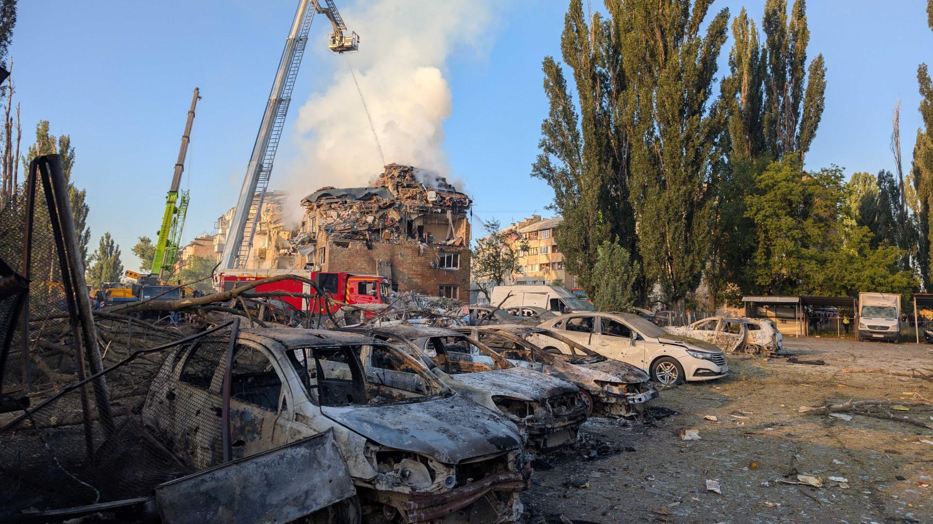 Veliki ruski napad na Kijev: Najmanje 13 mrtvih, više od 40 ranjenih 6 ruski napad na Kijev