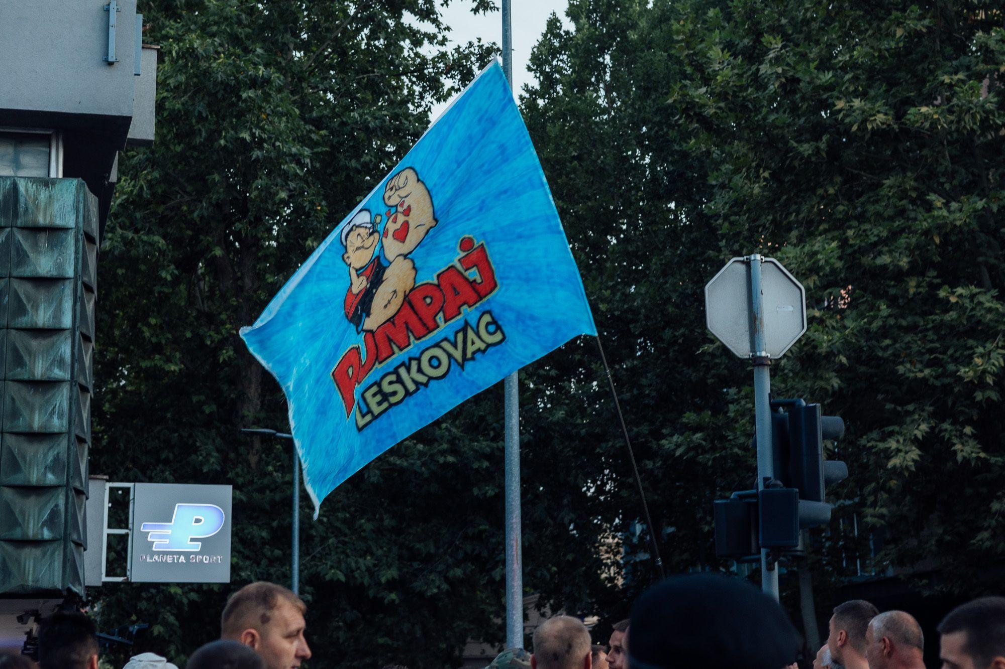 U fotografijama: Protest u Valjevu okončan neredima 3 Protest Valjevo Popaj