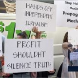 Srpska dijaspora protestovala ispred sedišta Junajted grupe u Holandiji 2