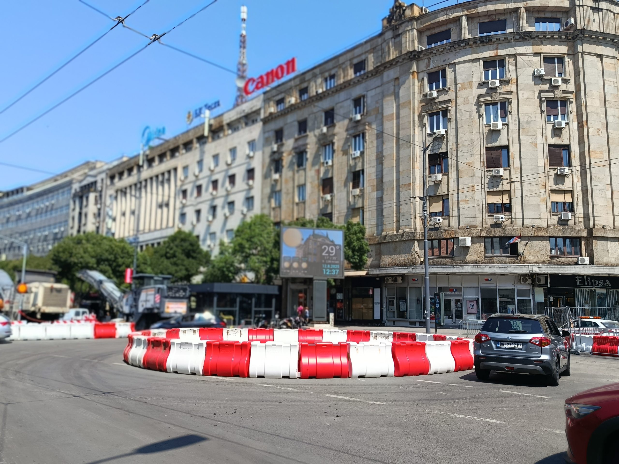 saobraćaj / radovi Terazije Beograd