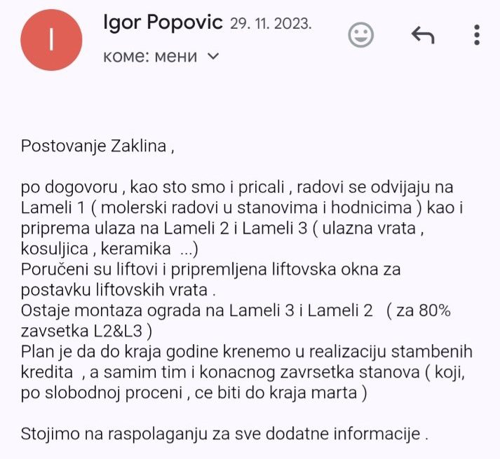 "Zidanje Skadra na Bojani": Investitor u Krnjači probio rok za više od tri godine - kakva su prava kupaca? 12