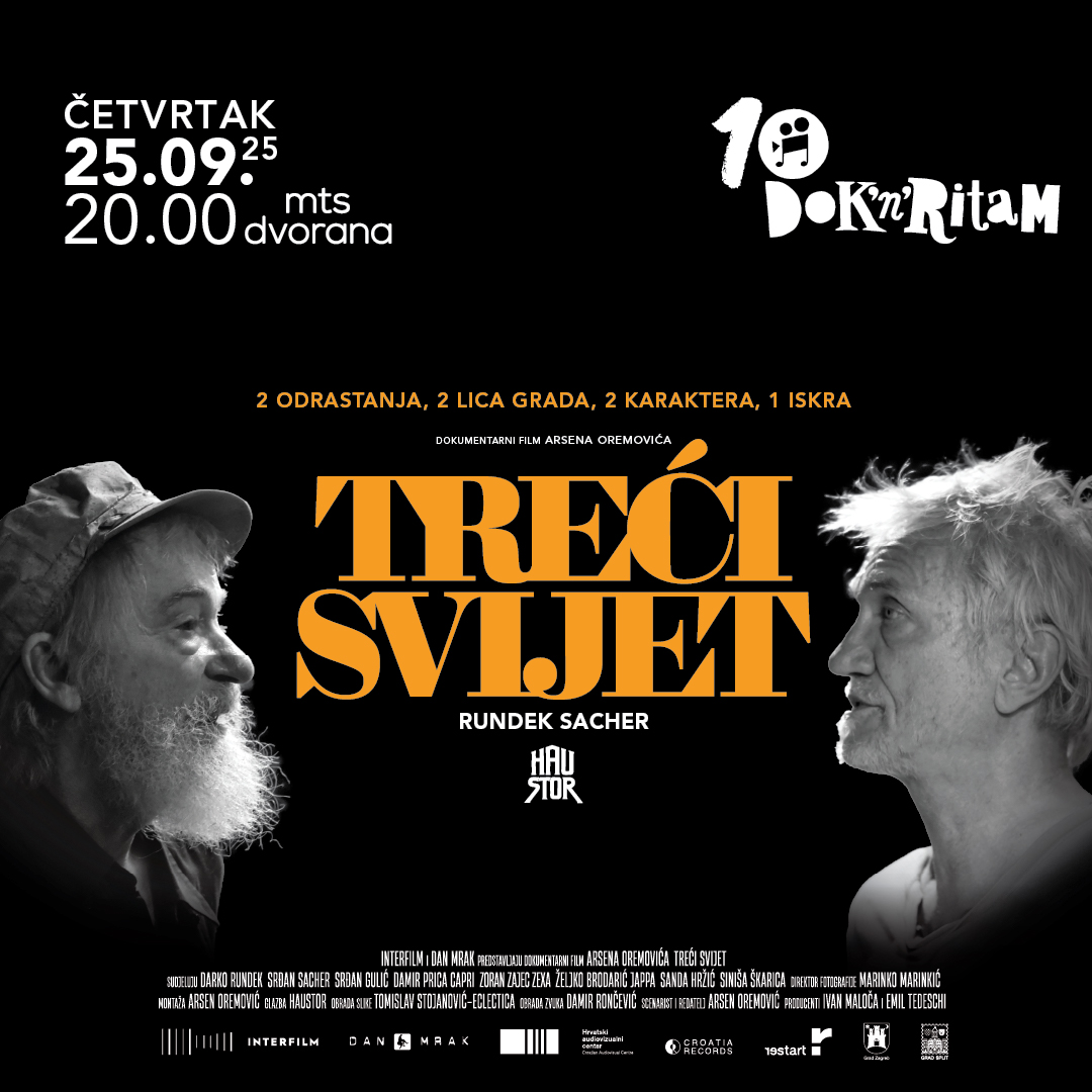 Dokumentarni film „Treći svijet“ o grupi Haustor: Srpska premijera na jubilarnom Dok’n’Ritmu 1