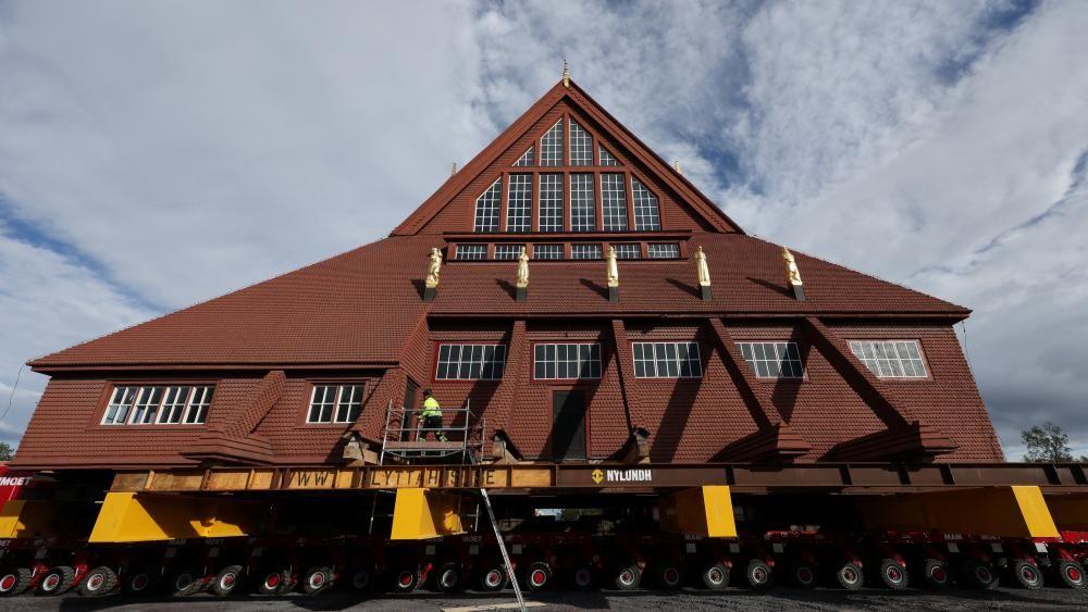 Crkva na transportnoj jedinici na točkovima