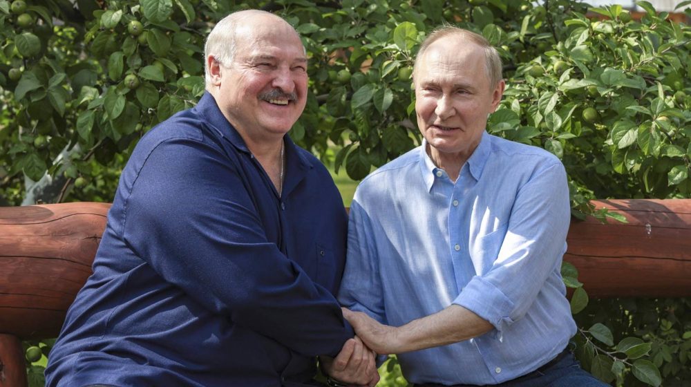 Aleksandar Lukašenko i Vladimir Putin