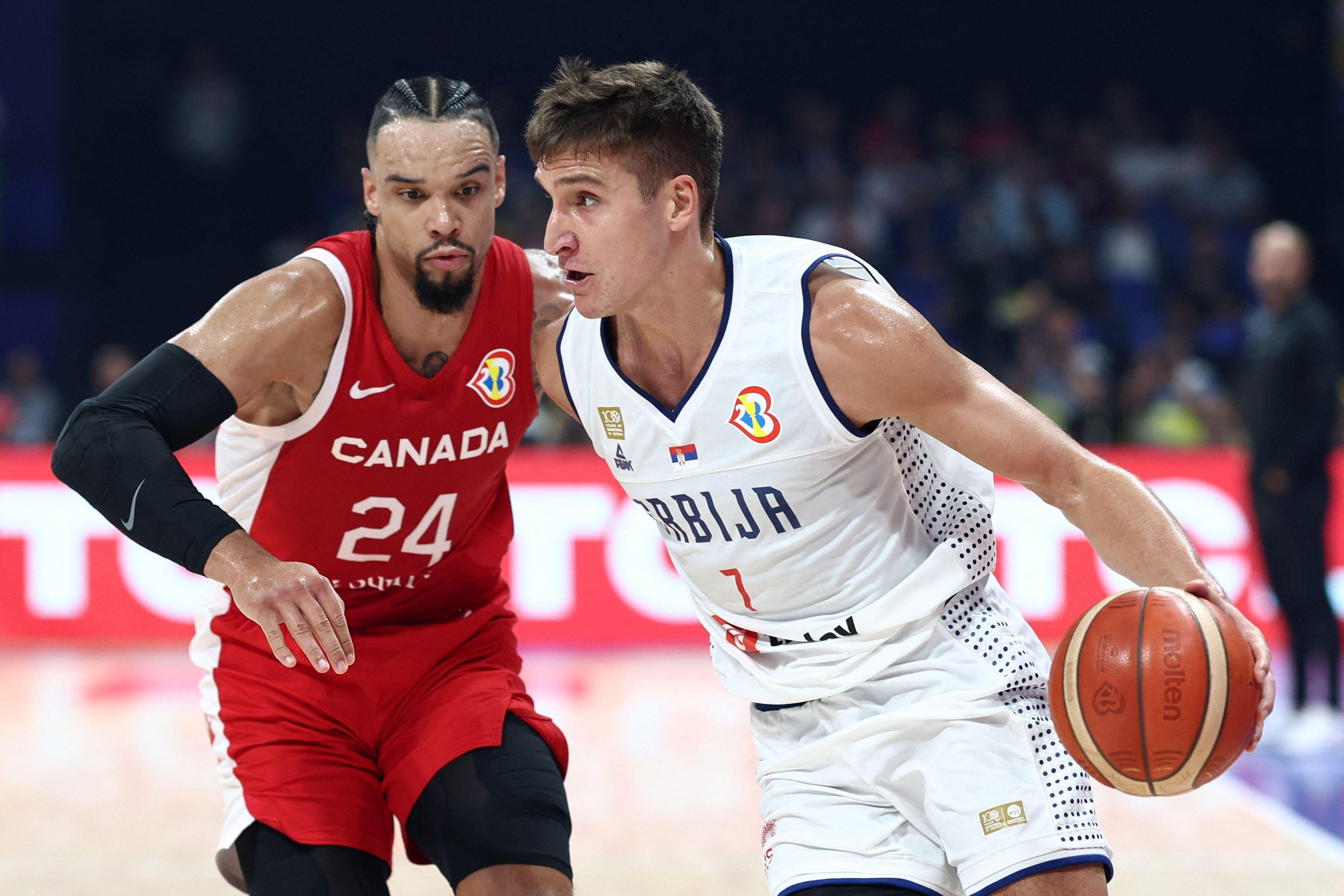 Evrobasket 2025: Ko je ko u reprezentaciji Srbije 3 Bogdan Bogdanović protiv Kanade u polufinalu Mundobasketa u Manili 2023.