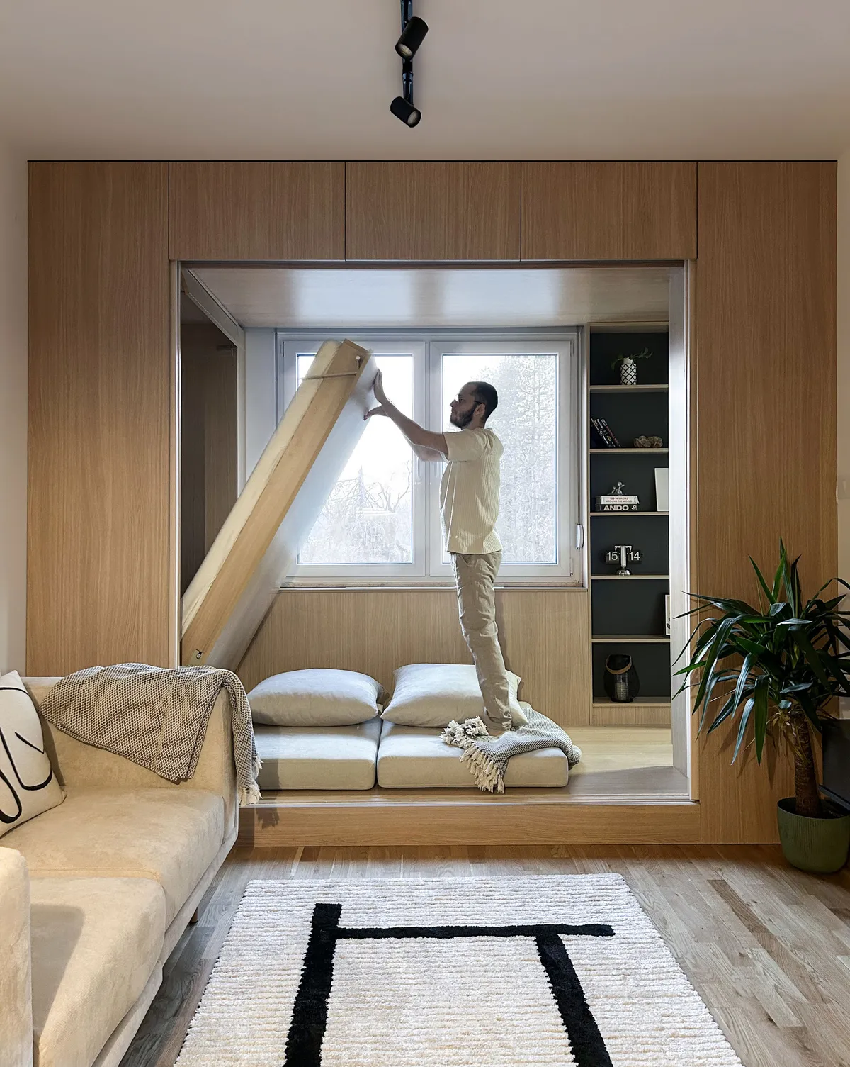 Pogledajte kako je mali stan u Novom Sadu pametnom reorganizacijom postao maksimalno funkcionalan 3