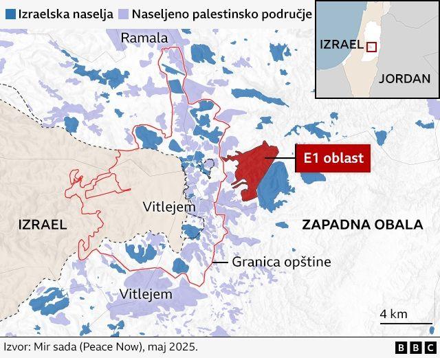 Šta je kontroverzni izraelski plan o naseljavanju na Zapadnoj obali 3 Mapa