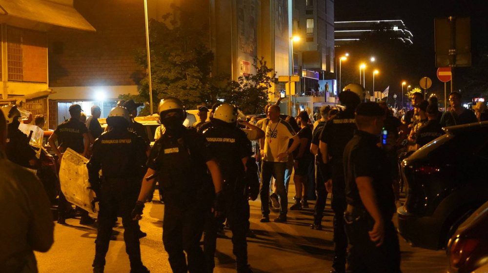 protest na Novom Beogradu