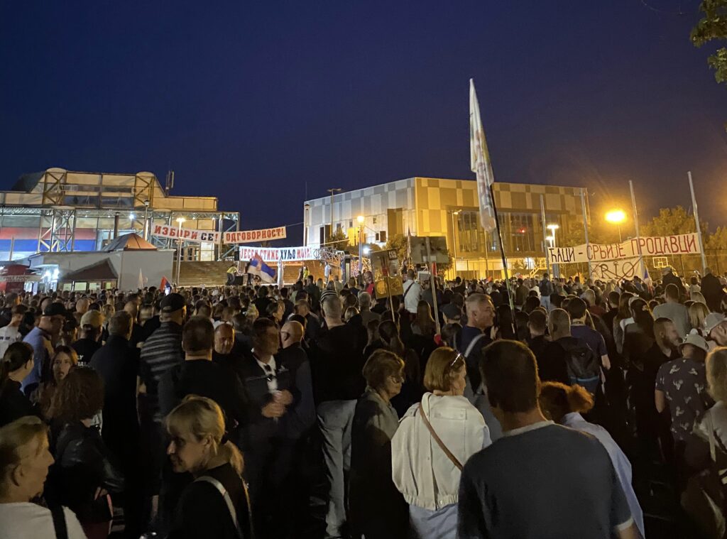 Sremska mitrovica protest