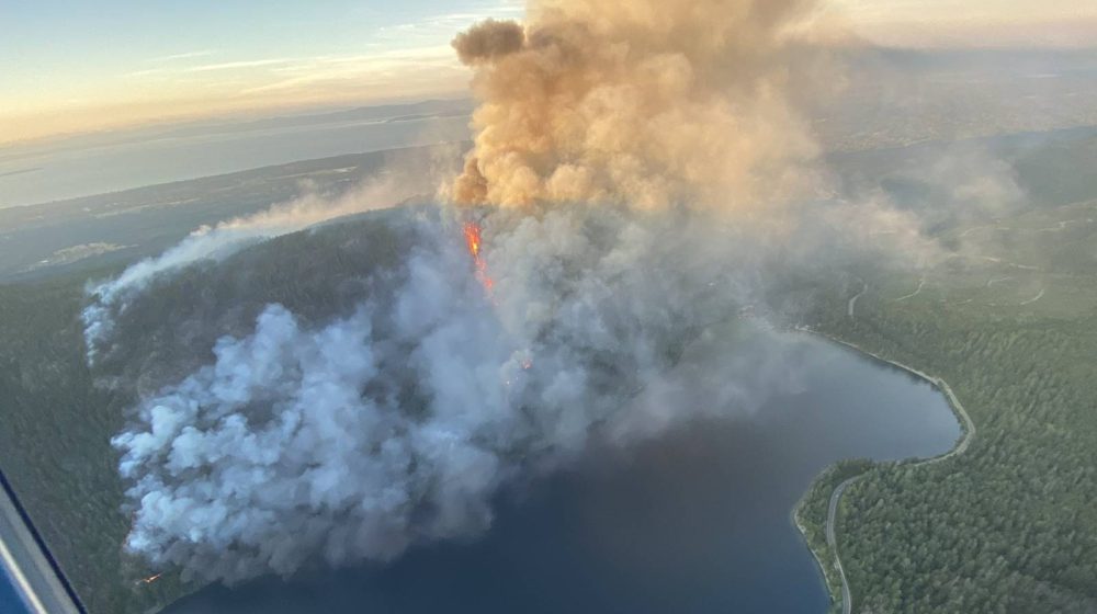 Kanada, šumski požar