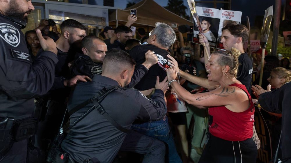 Antivladini protesti u Izraelu: Policija iskoristila vodene topove protiv demonstranata koji traže sporazum o kraju rata 1