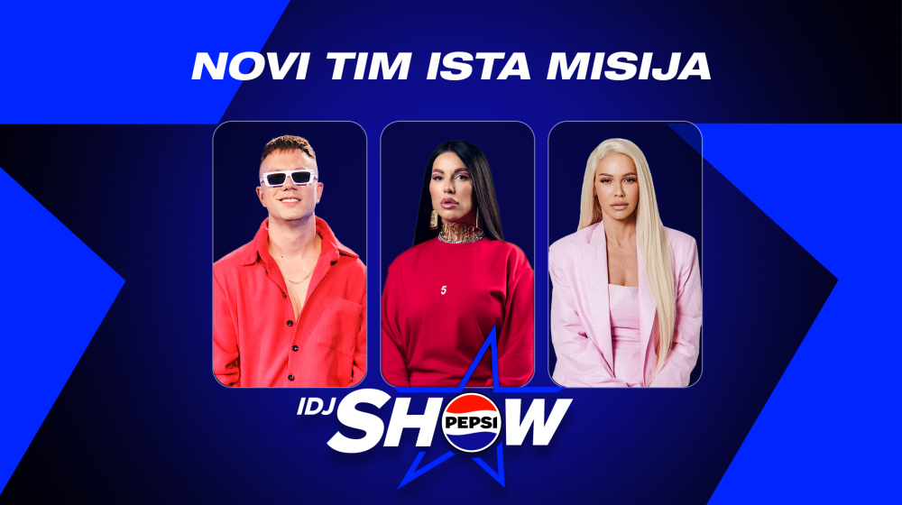 Nova sezona "IDJ Pepsi Show" počinje 19. septembra, uz veliko iznenađenje 1