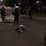 Protest na Novom Beogradu, policija