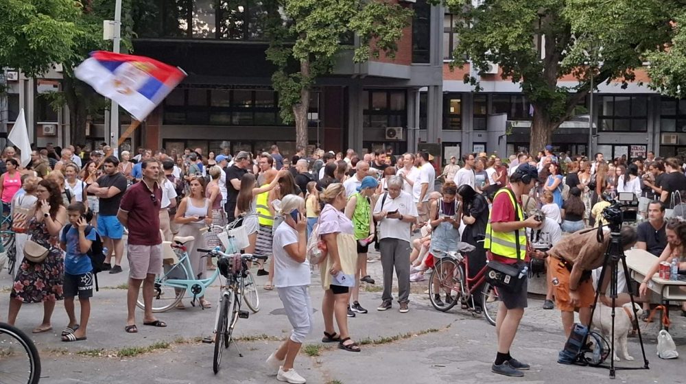 Protest "Kampus nije policijska stanica" u Novom Sadu: "Policija da napusti studentski grad, ovde im nije mesto" 1