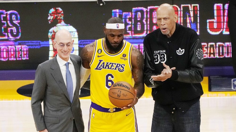 Adam Silver, Lebron Džejms i Karim Abdul Džabar