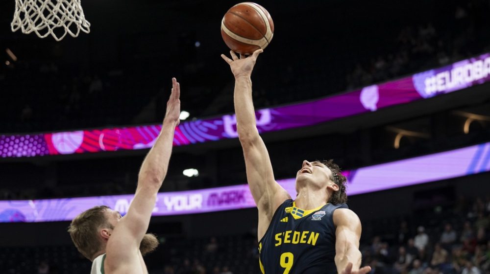 Detalj sa meča Litvanija - Švedska