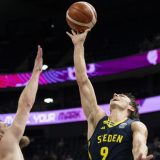 Detalj sa meča Litvanija - Švedska