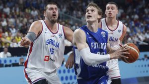 Reprezentacija Srbije doživela je poraz u osmini finala Evropskog prvenstva od selekcije Finske rezultatom 92:86.