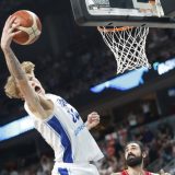 Mika Murinen i Goga Bitadze, Finska - Gruzija, Evrobasket