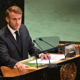 Prkosio je Trampu iako ni u jednom trenutku nije spomenuo "slona u sobi": Makronov trenutak slave u UN (VIDEO) 2