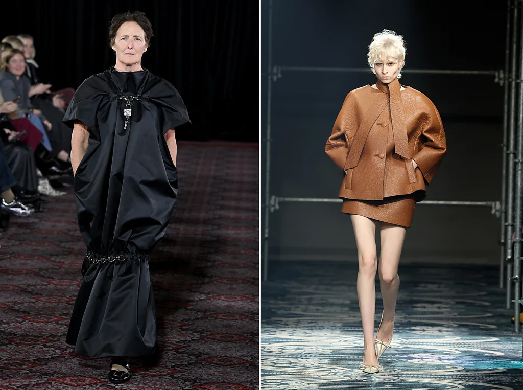 Zašto su ženski džepovi postali kontroverzni 2 Na skorašnjim modnim revijama Simon Roše (levo) i Prade (desno), modeli su hodali sa rukama u džepovima