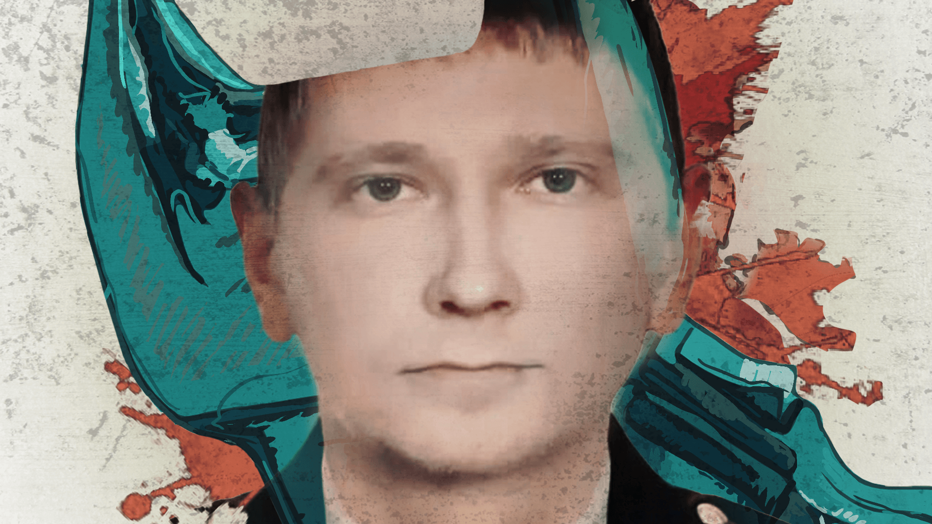 'Tamo vas ubijaju polako': Ukrajinski zarobljenici o ozloglašenom ruskom zatvoru 5 Medicinski radnik u Kazneno-popravnoj koloniji broj 10 u Mordoviji, u pozadini ilustracije elektrošokera i mrlje od krvi