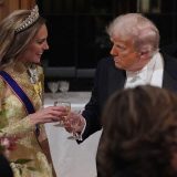 Konjak star 113 godina, meni na francuskom i 1.500 pribora za jelo: Kraljevski banket u čast Trampa 4