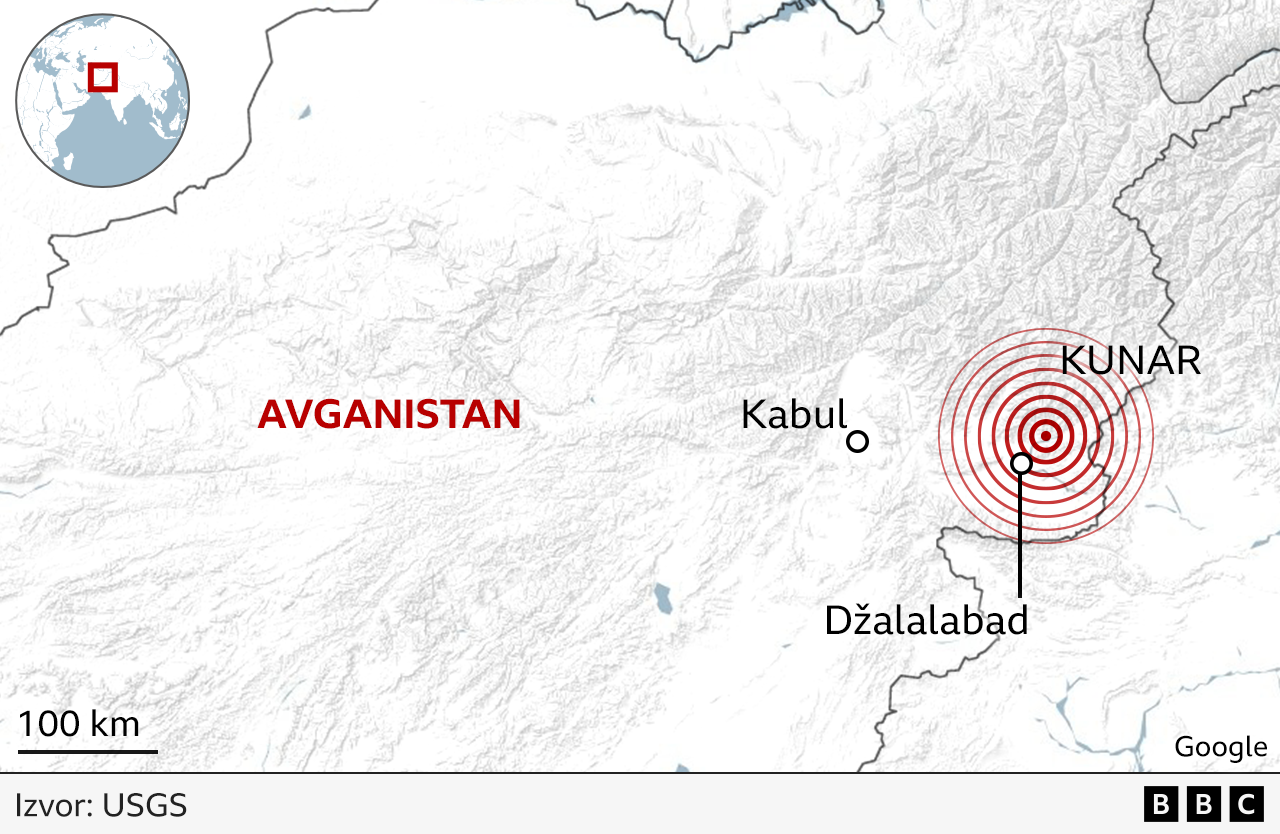 Više od 1.400 mrtvih u zemljotresu u Avganistanu, Zapad nudi pomoć 2 zemljotres u Avganistanu, epicentar zemljotresa u Avganistanu