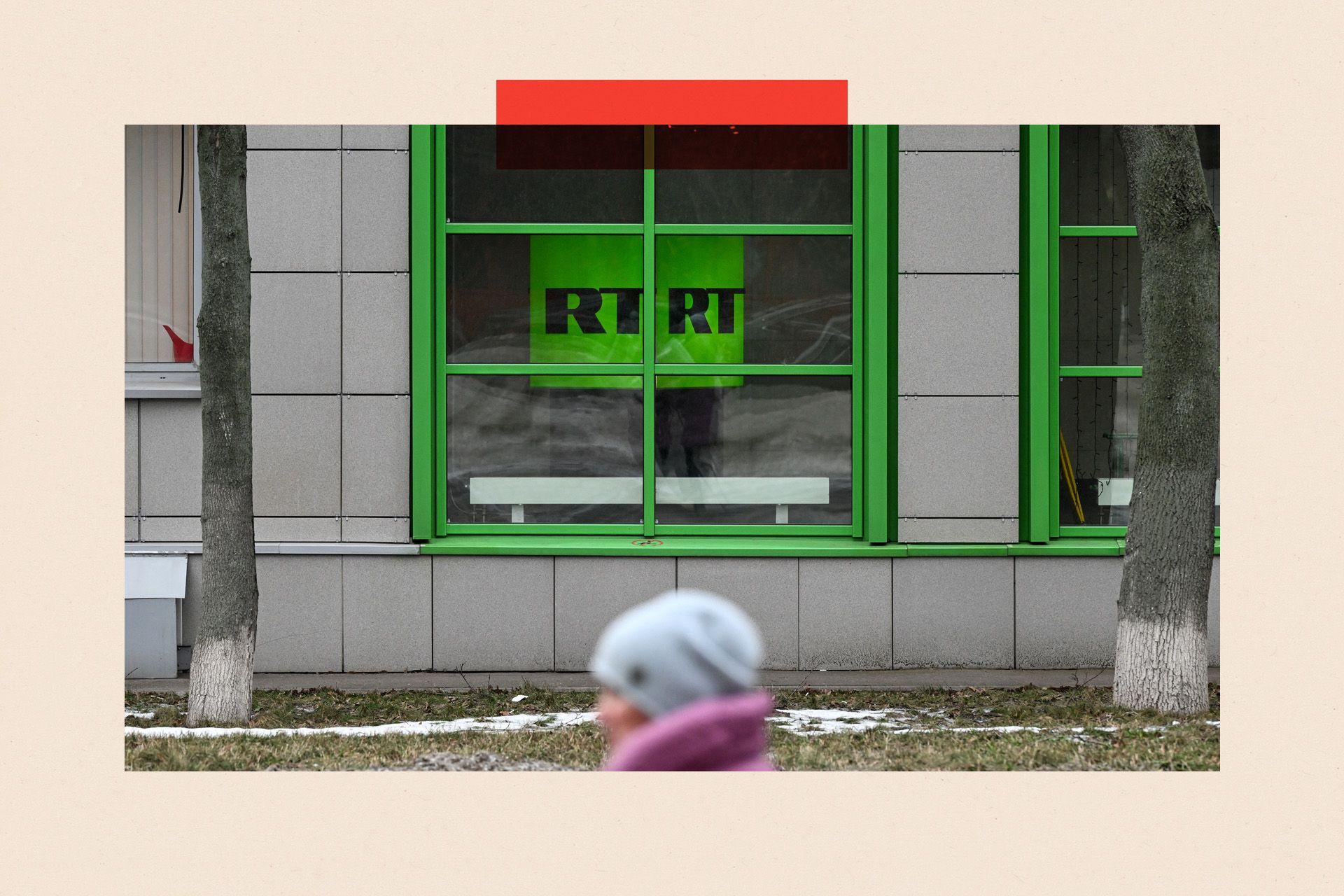 Kako Rusija tiho pokušava da pridobije svet izvan Zapada 4 RT TV channel displayed at the company headquarters