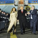 Tramp stigao u svoju drugu zvaničnu posetu Velikoj Britaniji na poziv svog prijatelja Kralja 6