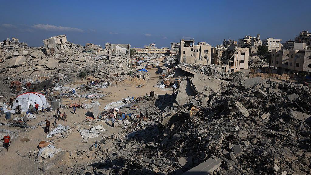 grad gaza, gaza sravnjena sa zemljom, razaranja u gradu gazi