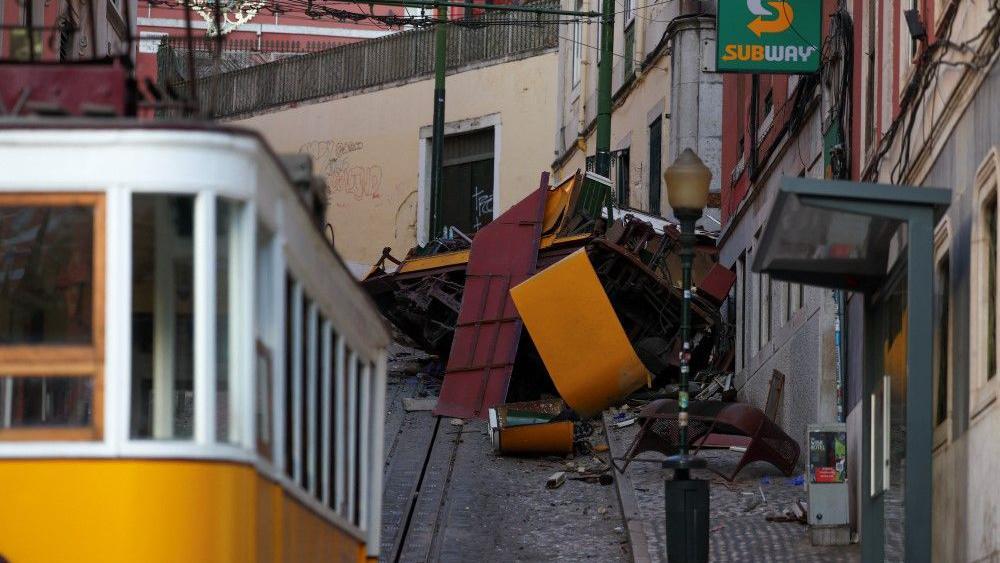 žičara u lisabonu, žičara Glorija u lisabonu, smrskana žičara u lisabonu