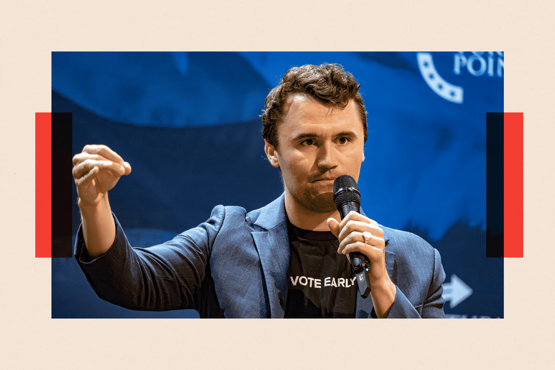 Zašto je Amerika na opasnom raskršću posle ubistva Čarlija Kirka 2 Čarli Kirk na tribini