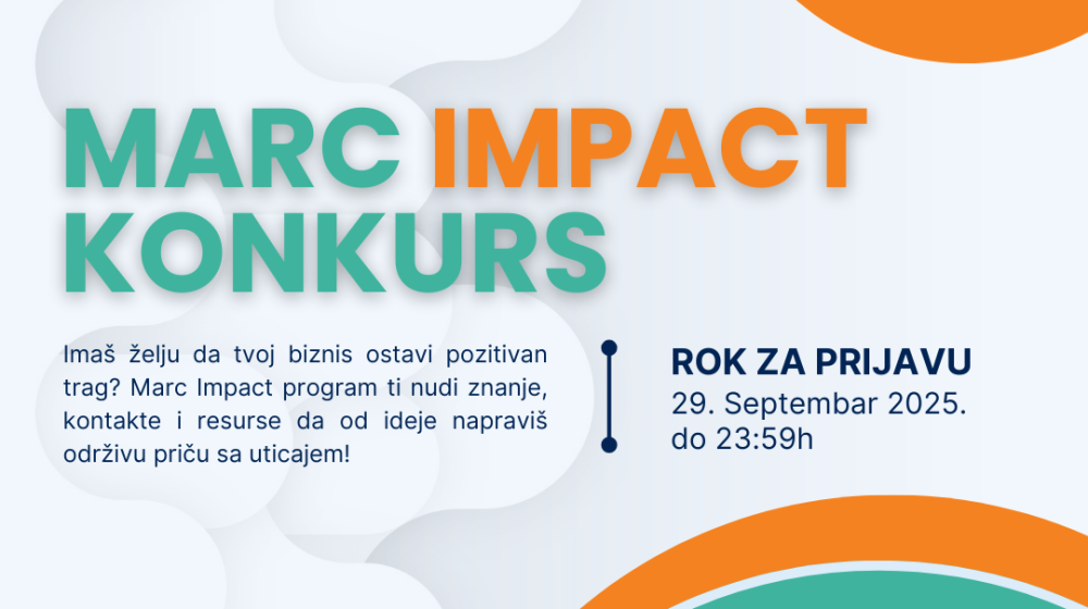 Marc Impact Program stiže u Srbiju: Nova prilika za preduzetnike sa društvenom i ekološkom misijom 1