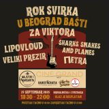 Besplatna rok svirka u Beograd Bašti: Veliki prezir, Sharks, Snakes and Planes, ПETRA i ЛИПОВ LOUD 3