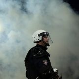 "Rat" na terenu, ali i na tribinama: Partizanovci provocirali skandiranjem, a Zvezdaši transparentom 2