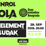 Bendovi Šesti element i Troludak na Rokenrol školi u Domu omladine 7