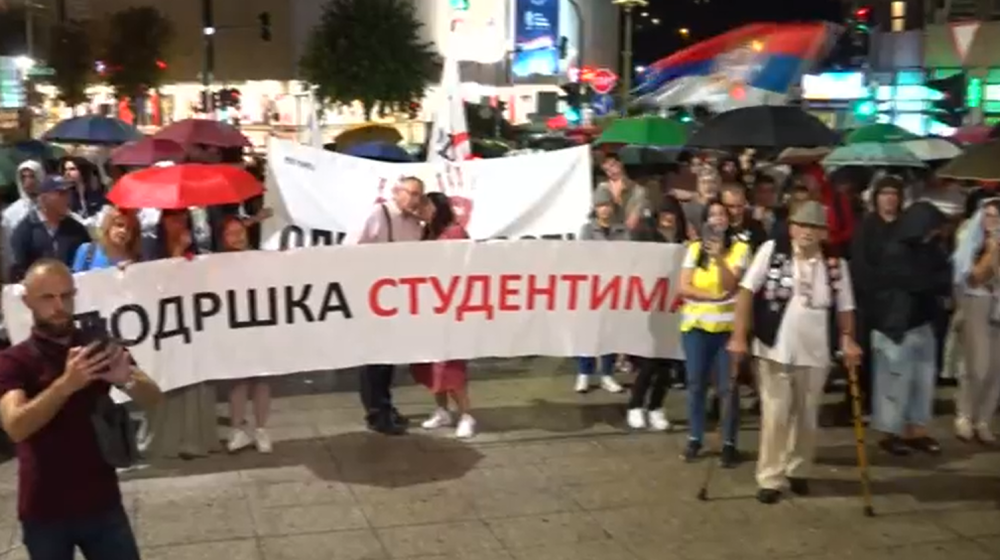 U Užicu na protestu studenti, prosvetni i zdravstveni radnici, radnici u kulturi 1