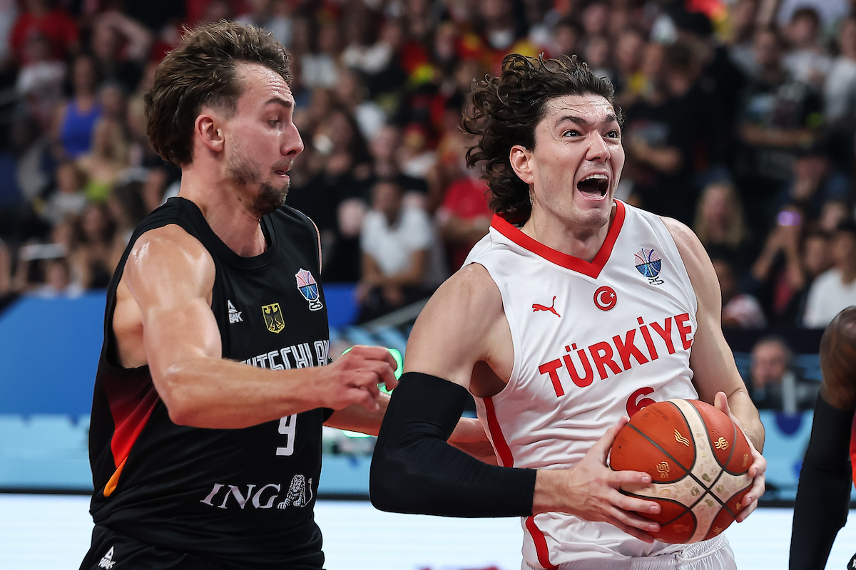 Franc Vagner i Čedi Osman, Nemačka - Turska, Evrobasket