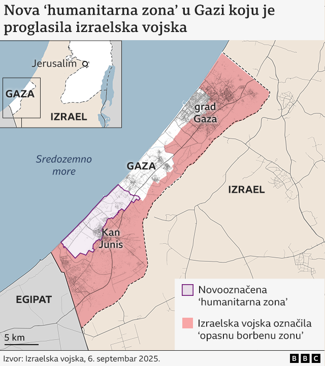 Izrael gađao lidere Hamasa u Kataru, Amerika je unapred bila obaveštena o napadu 5 mapa gaze i humanitarnih zona