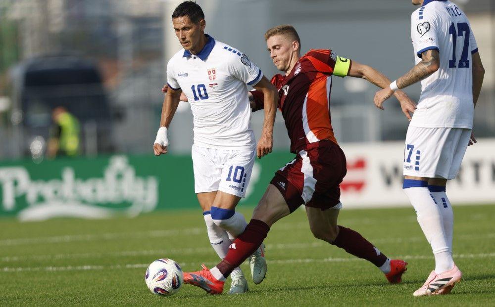 Srbija - Engleska: Tuhel pričao o „srpskim sportistima svetske klase" 5 saša lukić, srbija - letonija