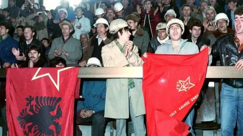 Protest kosovskih Albanaca u Prištini 1988. godine
