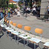 Podrška fakultetima u Novom Sadu, rok za niškog rektora: Studenti i građani Niša obeležili deset meseci od pada nadstrešnice (FOTO, VIDEO) 8