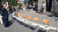 Podrška fakultetima u Novom Sadu, rok za niškog rektora: Studenti i građani Niša obeležili deset meseci od pada nadstrešnice (FOTO, VIDEO) 4