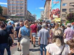 Podrška fakultetima u Novom Sadu, rok za niškog rektora: Studenti i građani Niša obeležili deset meseci od pada nadstrešnice (FOTO, VIDEO) 11