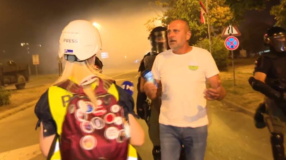 Zlatko Kokanović, protest u Novom Sadu, policija, N1