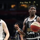 Davis Bertans i Isak Bonga, Dubai - Partizan