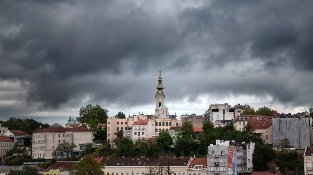 oblačno, Beograd