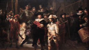 Stručnjaci iz Rajksmuzeuma novim istraživanjem utvrdili su odakle potiče pas na kultnoj holandskoj slici, ali tvrde da se to u 17. veku nije smatralo kopiranjem već da je, baš kao Šekspir, i Rembrant široko i besramno crpeo nadahnuća iz ranijih izvora i autora, što se čak i podsticalo.