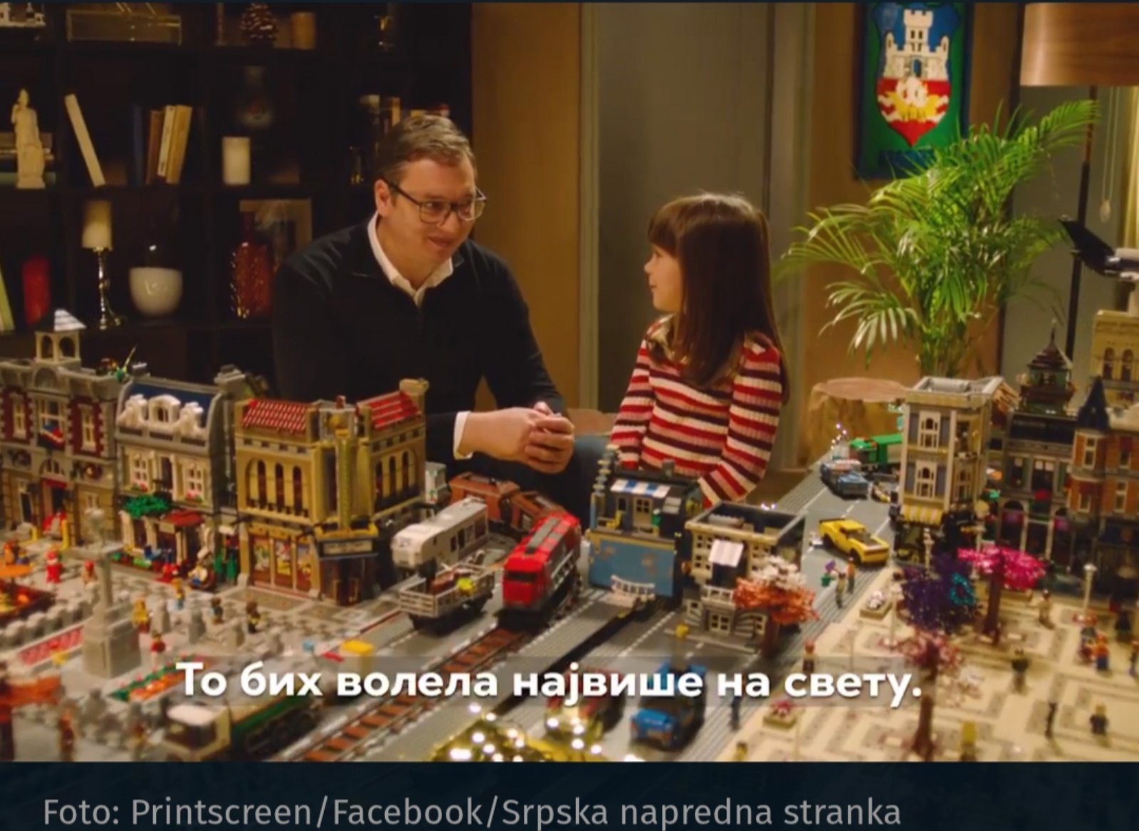 vučić predizborna kampanja, devojčica